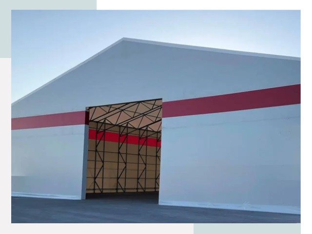 Быстровозводимые ангары в асбесте