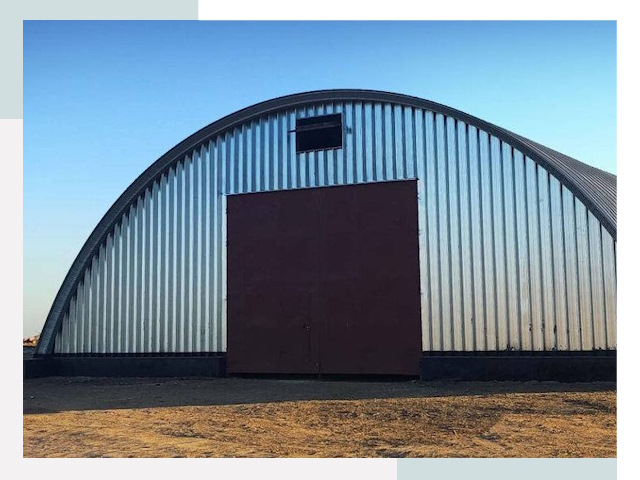 Арочные ангары в асбесте
