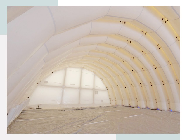 Пневмокаркасные ангары в асбесте