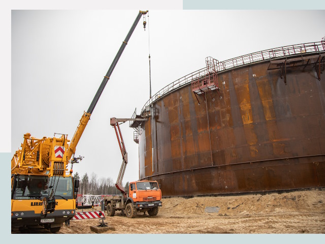 Монтаж резервуаров в асбесте от 606 руб. за м³