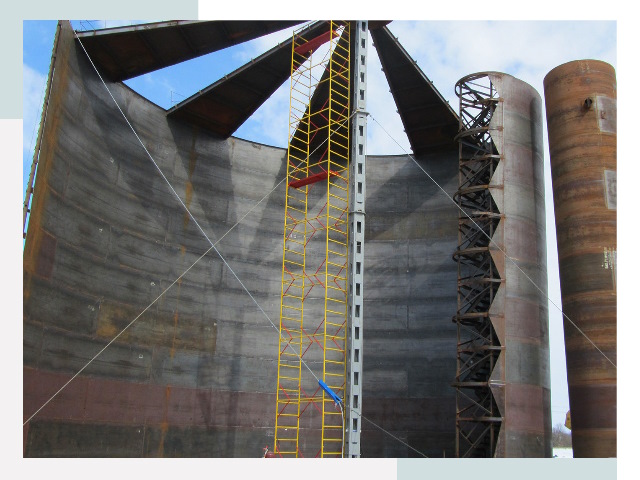 Строительство резервуаров в асбесте