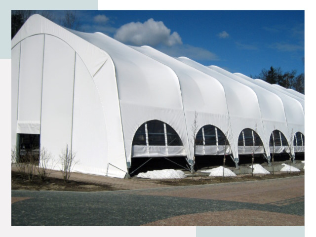 Каркасно-тентовые сооружения в асбесте