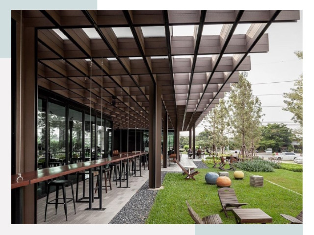 Летние веранды для кафе в асбесте