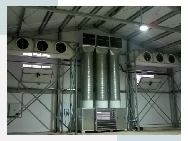 Инженерные системы для ангаров в асбесте