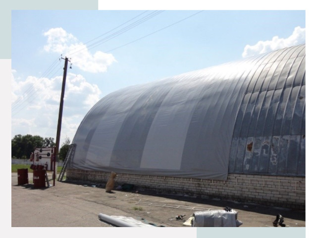 Ремонт ангаров в асбесте