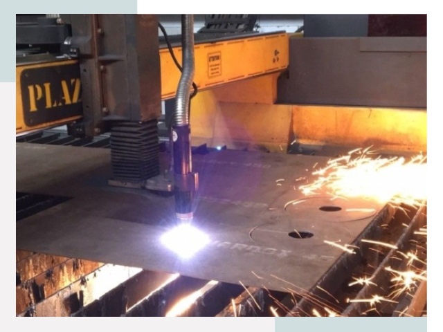 Плазменная резка металла в асбесте