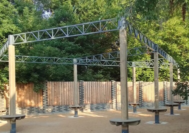 Терраса из металлоконструкций под ключ, проектирование, изготовление и монтаж от СтальСтрой-Сбс